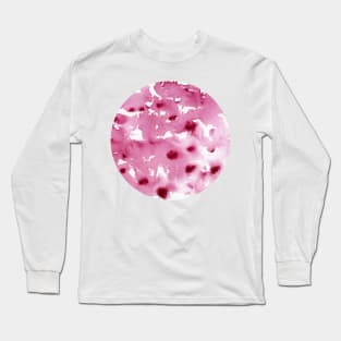 Poppies (circle) Long Sleeve T-Shirt